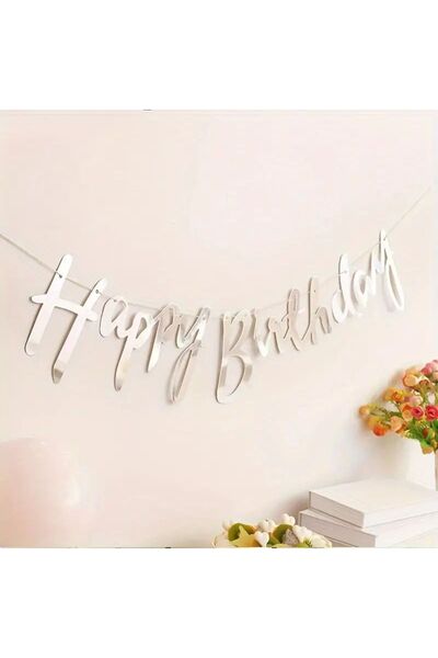 Банер со натпис Happy Birthday - Happy Birthday знаменца