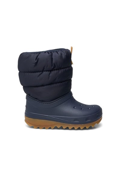 Classic Neo Puff Boot K Girl's Blue Boots Girl's Boots Cr2691
