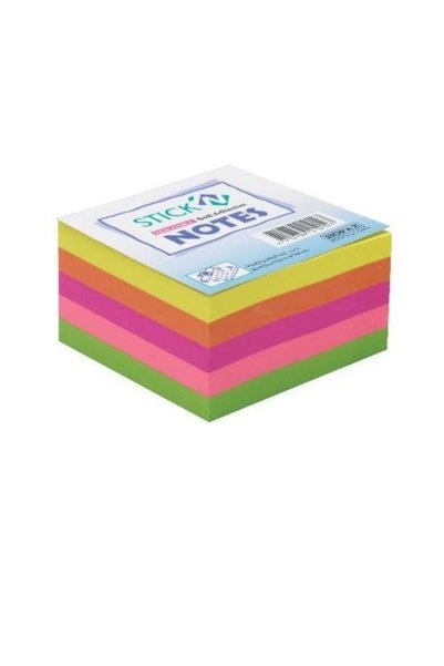 Sticky Note Paper 76x76 Mm Neon 400 Sheets 4-2101200-5001