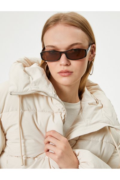 Short Inflatable Coat Hooded Zippered Pocket Comfortable Fit