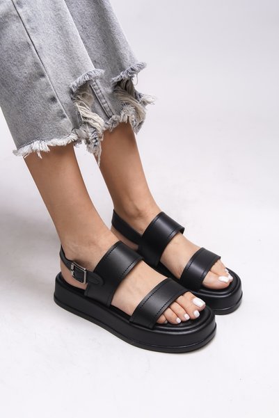 Nanletha Women's Sandals 0012794 Black Skin