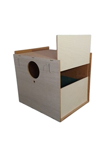 Куќичка за гнездење со гнездо 21x20x18,5 Mdf