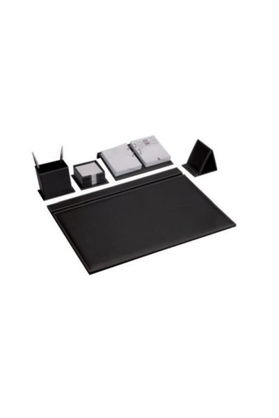 7101 Display 5 Piece Desk Mat Set Black