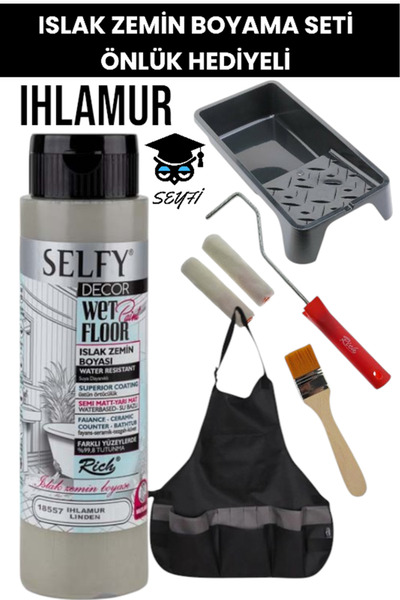 Selfy Decor Wet Floor Paint Set 500 Cc Kitchen Counter Tile Sink Bath Tub Toilet Floor