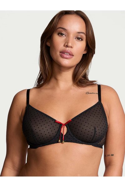 Jingle Bells Tulle Unassisted Demi Bra