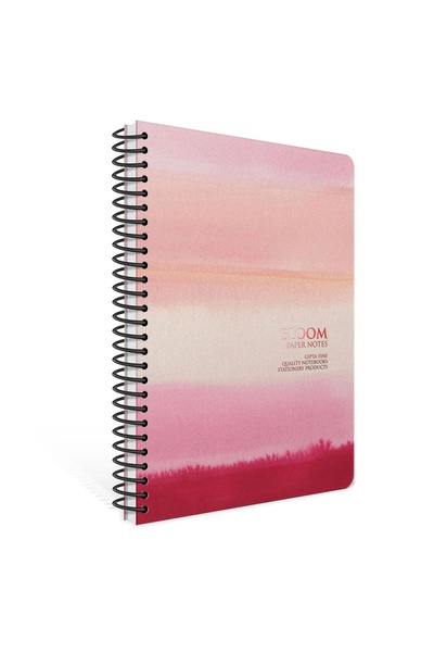 Paper Notes Spiral Hard Cover 17X24 120Yp. Checked Notebook