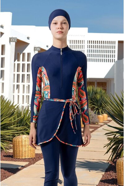 Fındy Long Sleeve Hijab Swimsuit 1901