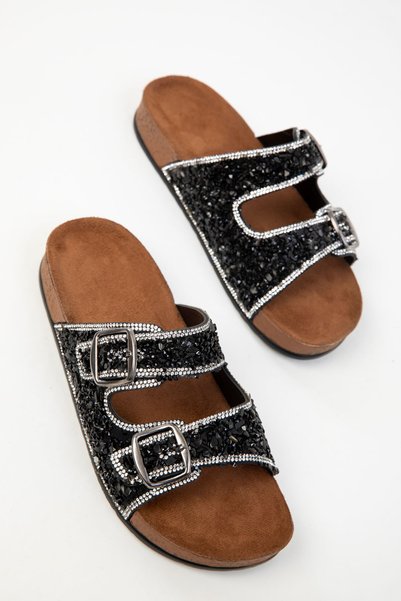 Black Women's Slippers 20248