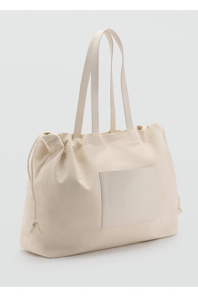 Leather Blend Shopper Bag