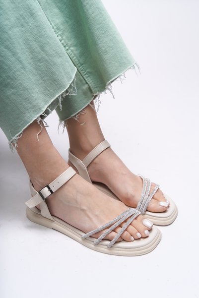 Varvaesh Women's Sandals0012110 Beige