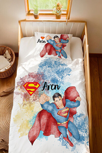 Персонализиран 100x200 Montessori сет постелнина Superman