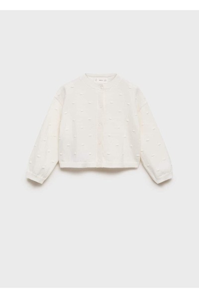 Embroidered knitted cardigan