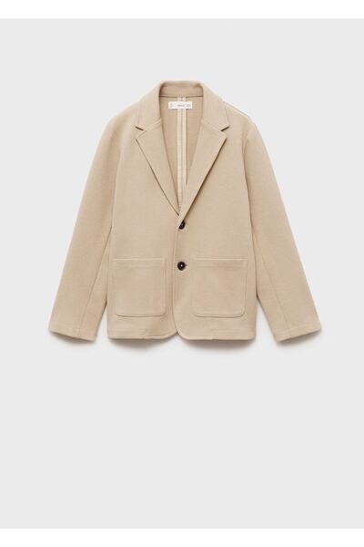 Cotton Pique Blazer Jacket