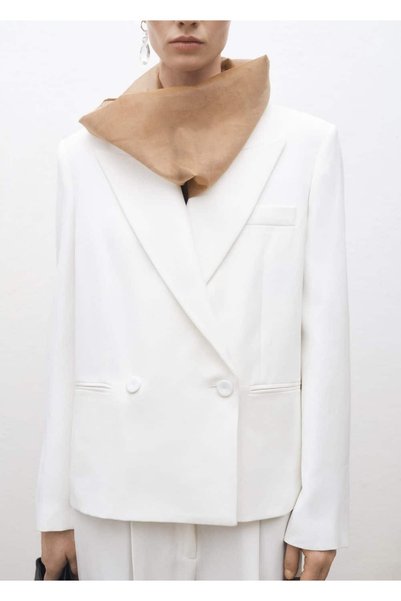 Oversize Double Breasted Blazer Jacket