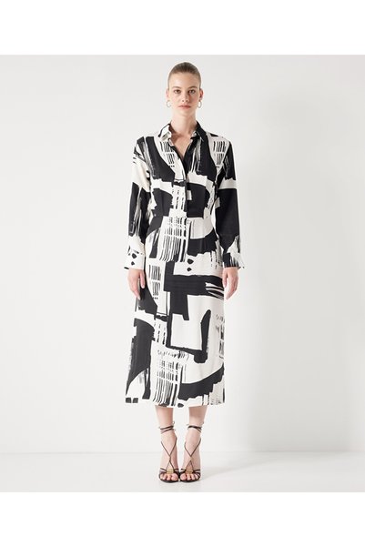 Abstract Pattern Dress