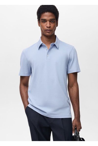 Slim Fit Cotton Pique Polo Shirt