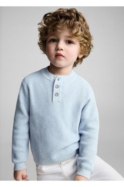 Cotton knit sweater