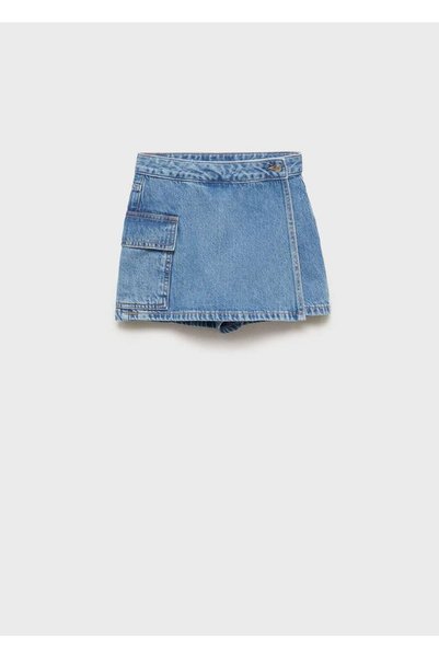 Denim Pants Skirt