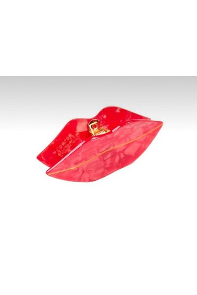 Bone Red Lip Clasp Buckle