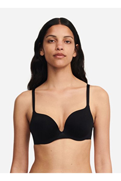 Black Women's C15G20 Chantelle Push-Up Bra Size: 70 B