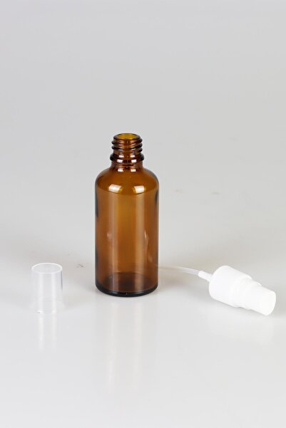 Шише од килибарно стакло, шише со спреј 50ml