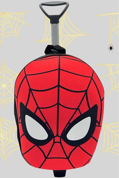 Детски ранец за градинка со тркалца, со принт на Spider-Man, од Eva ткаенина, училишна торба