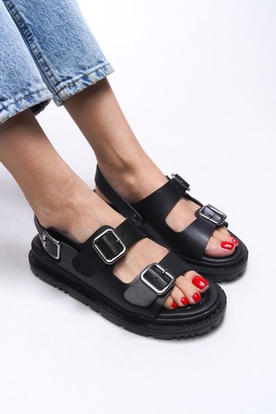 Heillynna Women's Sandals 0012301 Black Skin