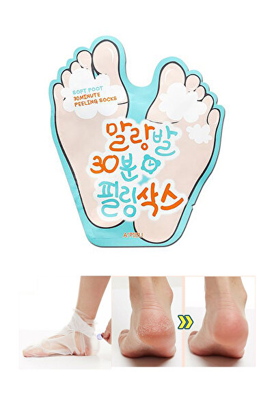 Маска за стапала за отстранување на мртва кожа 40ml A'pıeu Soft Foot Peeling Socks