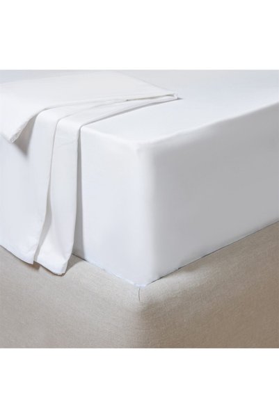 Extra Double Bed Sheet White