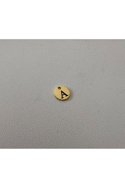 Plate letter charm