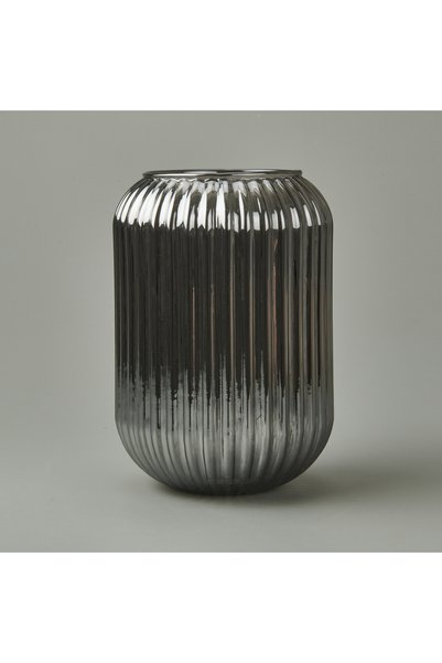 Deco Line Vase - Smoked - 20 cm