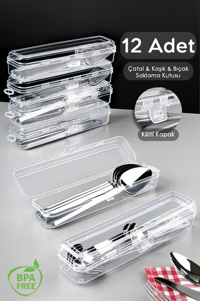 12-Piece Cutlery Set Storage Box Set - Dowry Organizer Organizer Storage Container