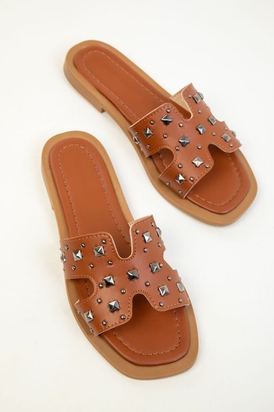 Tan Women's Slippers 20342