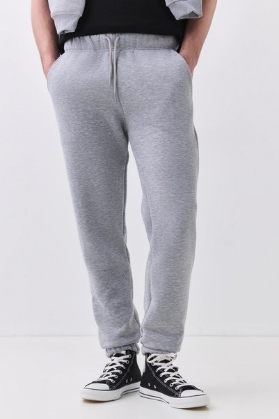 Unisex Regular Fit Comfortable Cut Elastic Cuff Sweatpants Grimelange 2065