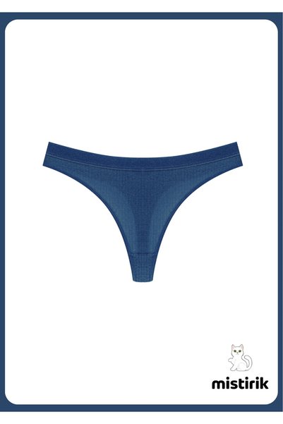 Paulo Model Flexible and Soft Corded String Model Sports Panties Blue Color