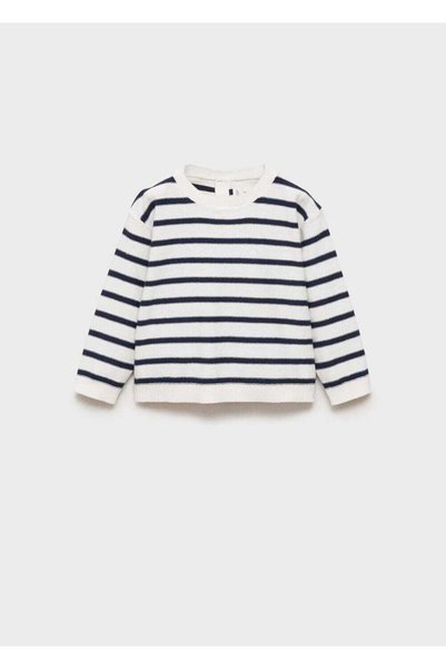 Striped cotton sweater