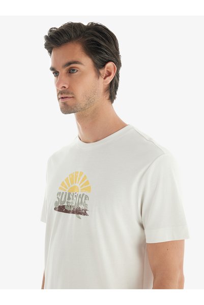 Men's T-Shirt 40732 - Cream