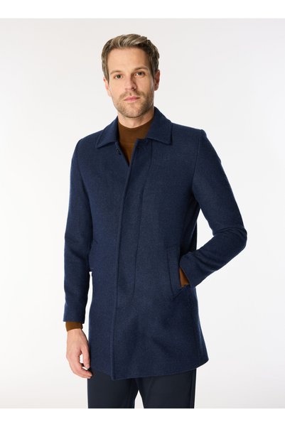 Altınyıldız Classics Navy Blue Men's Overcoat ACE052510020_PALTO