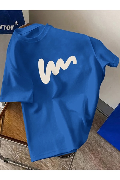 Unisex W Printed Design Tshirt