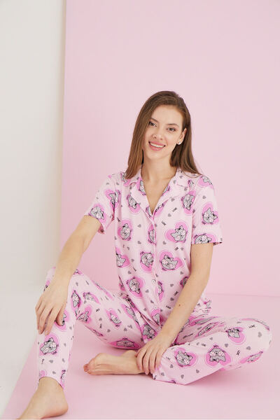 Bamboo Buttoned Pajama Set