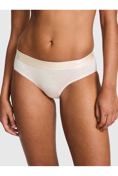 Cotton Hiphugger Panties with Logo