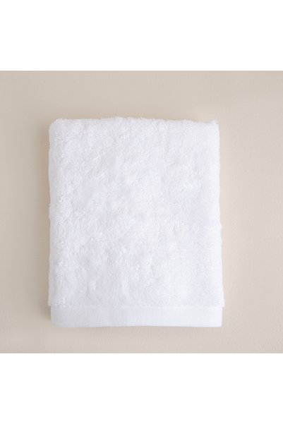 Solid face towel 50x90 cm white