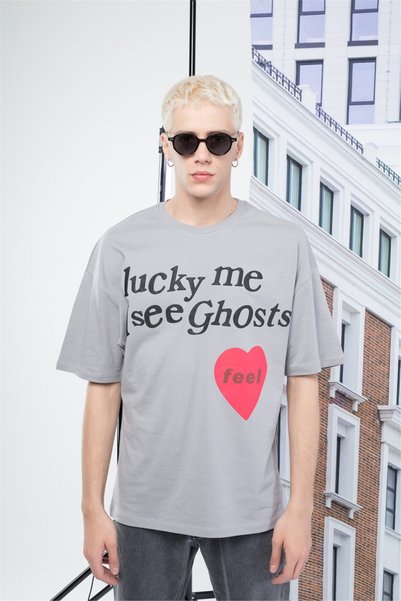 Men's Luckyme Tshirt Gray