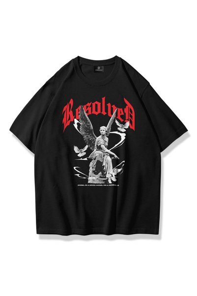 Unisex Resolved Tshirt Black