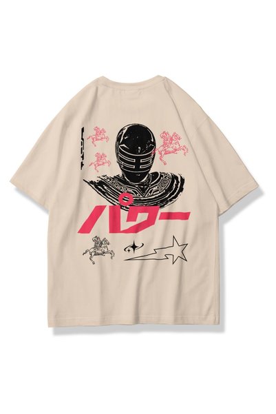Unisex Helmet T-shirt Stone