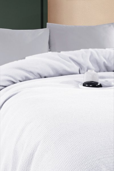 Colorful Wafer Pattern Single Pique Bedspread Hotel Pique 160X230 cm