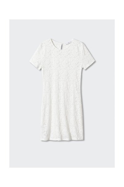 Guipure Short Dress