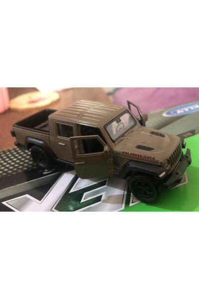 Метален модел на џип играчка 1 / 36 Rubicon Gladiator зелен, на повлекување