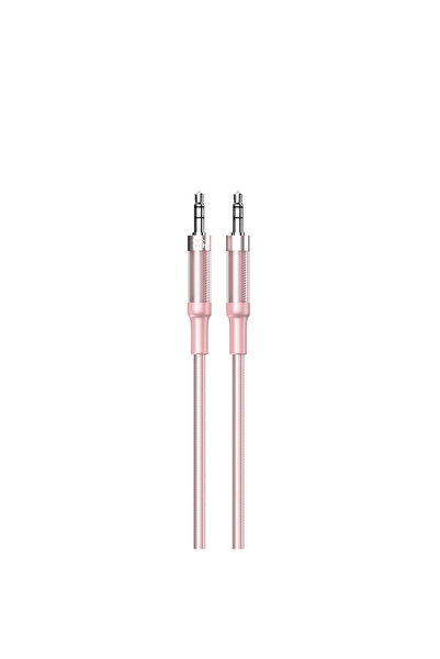 3.5mm пластичен 100 cm Aux кабел (розов)