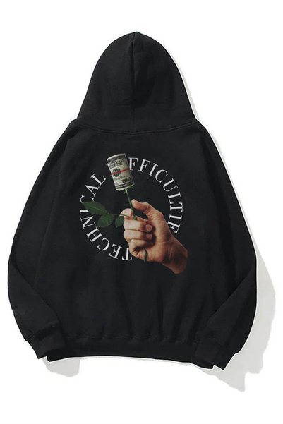 Unisex Technical Difficulties Black Sweatshirt
